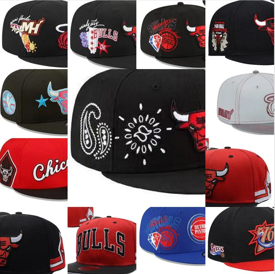 Newest 84 Colors All Team Men's Baseball Snapback Hats Sports Basketball Chicago" Hat Men's Black Blue Red Color Hip Hop Sports Adjustable Caps Chapeau Se21-01