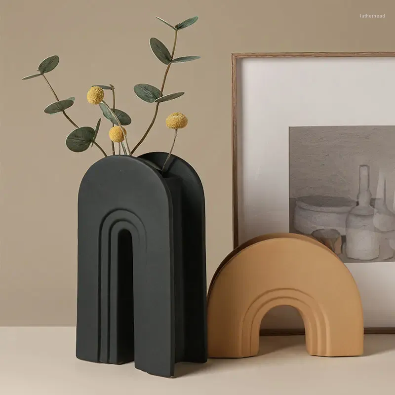 Dekoracyjne figurki Dekoracje regał wazony ceramika lekkie luksusowe minimalistyczne szafki telewizyjne prezenty korytarzowe Pierwszy wybór