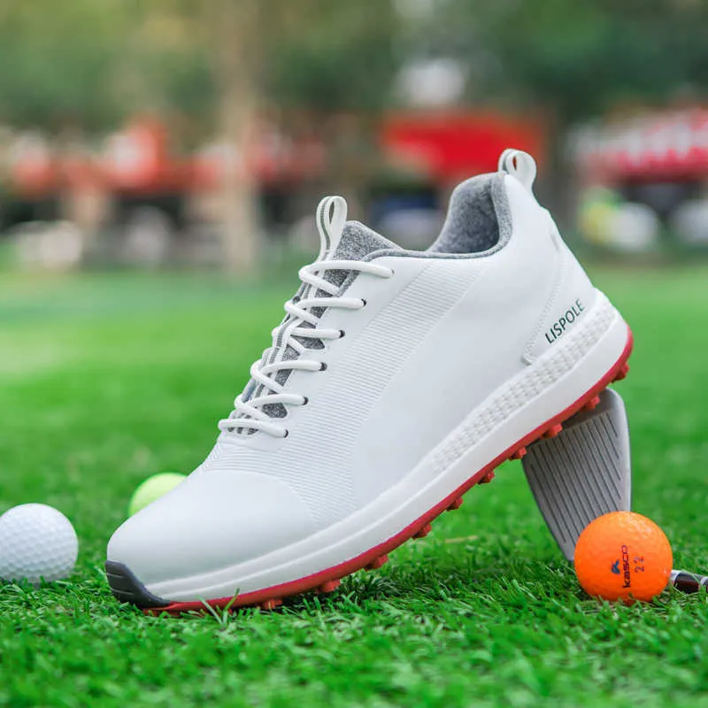 HBP Niet-merkleveranciers Groothandel Nieuwe collectie Professionele herenmode golfschoenen outdoor hoogwaardige golfschoenen spikes