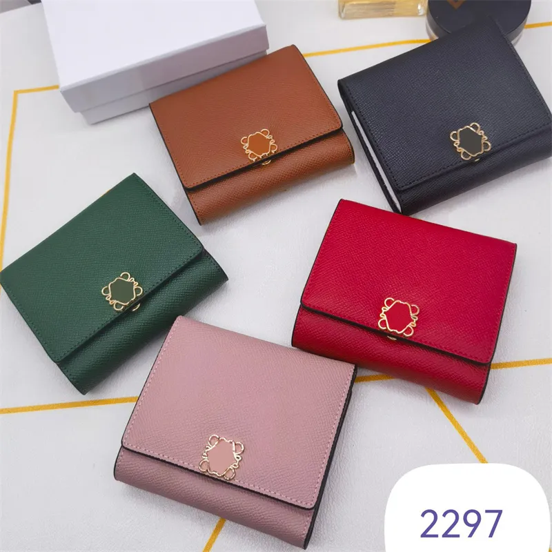 Designer Wallet Woman 5 Styles Fold Men Cardholder Luxury Pocketbook Female Fashion Billfold With Leather Moneybag Fanny Pack Clutch Pures