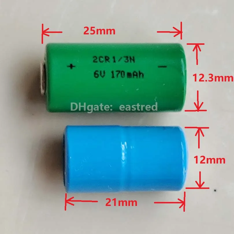 2pcs/lot 6v Lithium battery 2CR1/3N 2CR11108 4LR44 for medical equipments pens