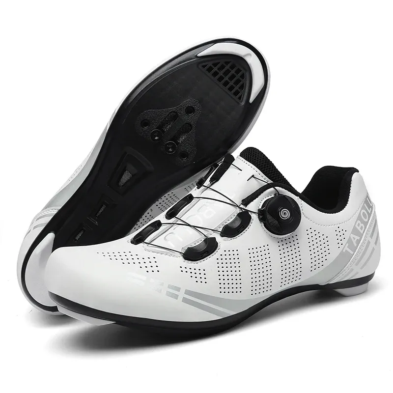 Calzature Scarpe da ciclismo su strada Sneaker bianche Scarpe da mountain bike professionali traspiranti da corsa per biciclette autobloccanti