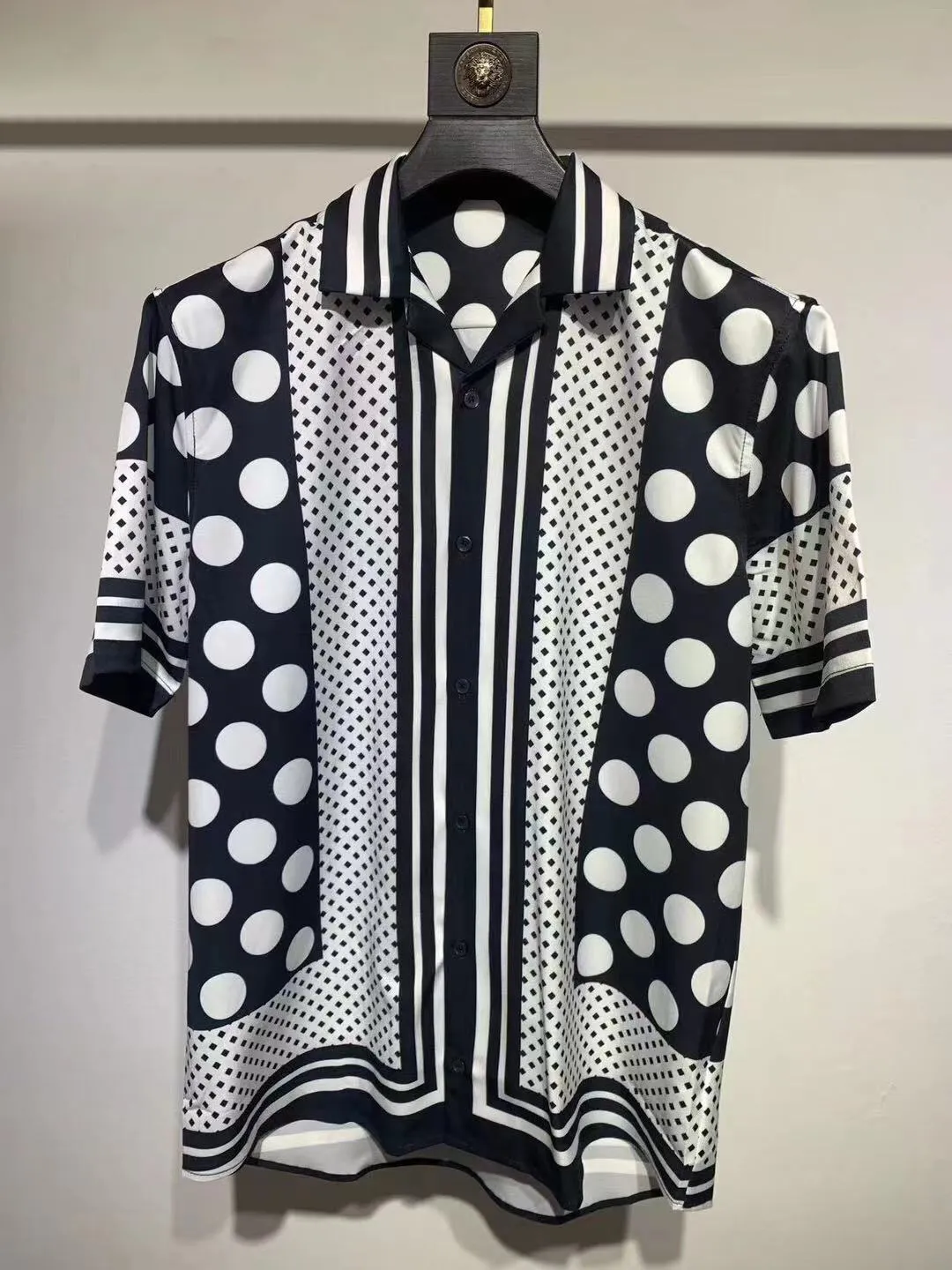 Camisas Casuales Camisa Mandarin Para Hombre Camisa Oversize De