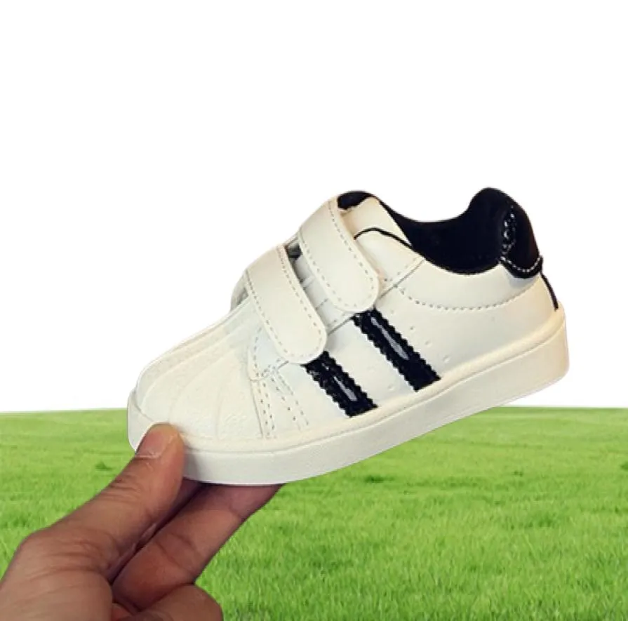 Nieuwe Peuter Babys Zachte Casual Schoenen Kinderen Jongen Meisjes Wandelschoenen Antislip Unisex Baby Schoenen Pasgeboren Zwart Rood Goud Kleur 2011309099358