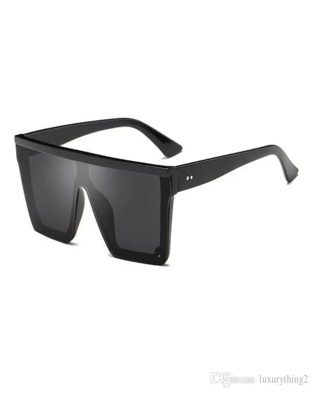 Zomer zonnebril nieuwe moderne stijlvolle mannen zonnebril platte top vierkante designer bril voor vrouwen mode vintage zonnebril oculos de 1207340