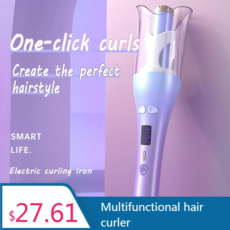 Irons Automatic Hair Curlers Rollers Machine Multifunktionellt hår Curler Auto Rotating Curling Iron Home Magic Curling Styling Tool