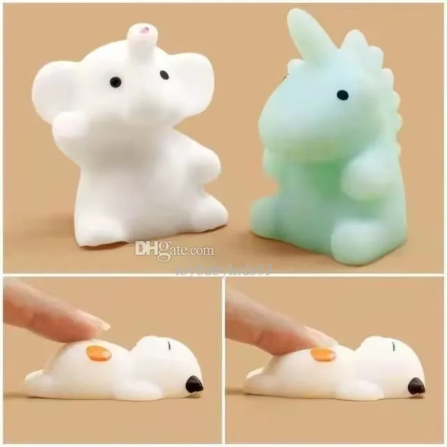 Amaza 36pcs Squishy Kawaii Animales Antiestrés – Set De 36 Mini Figuras De Silicona Suave, Incluye Bolsa De Almacenamiento, Ideal Para Aliviar La Ansiedad Y Regalar (Multi)