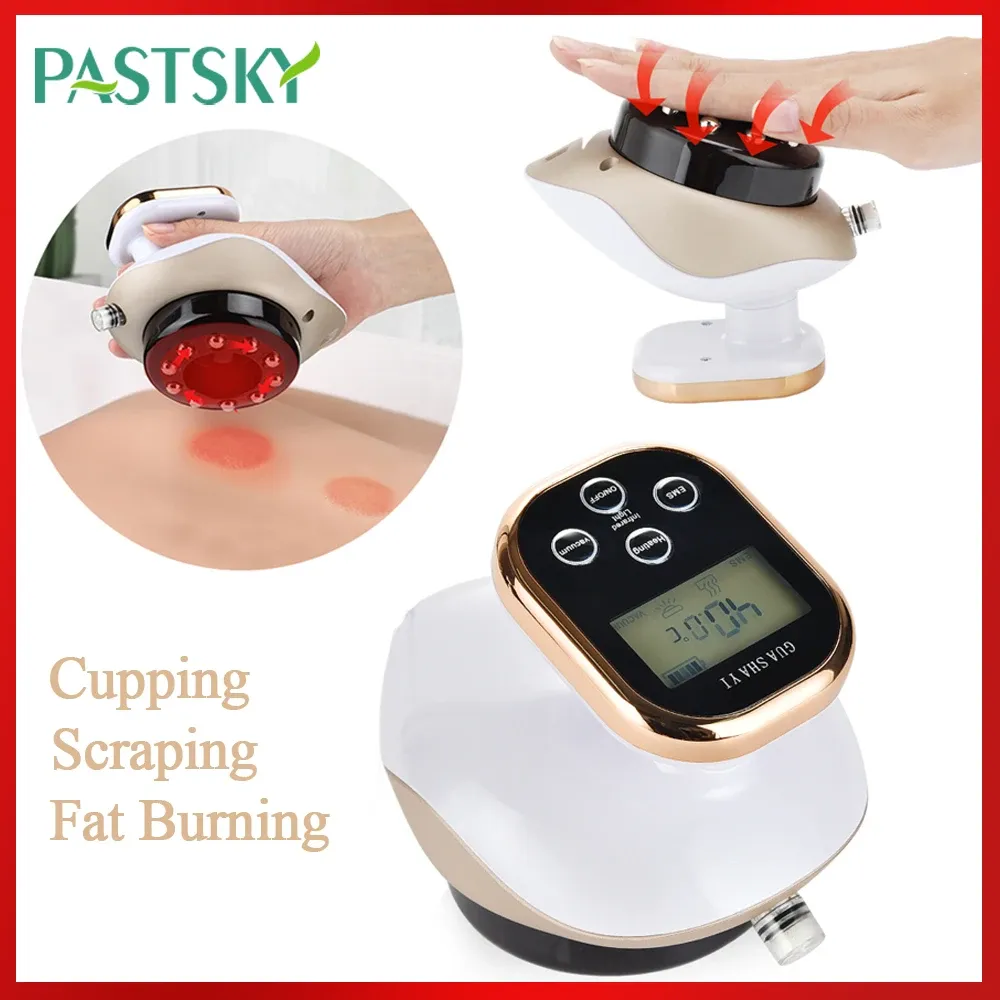 Massager Vacuum Massage Cupping Anticellulite Slimming Suction Cup Infrared Heating Scraping Guasha Therapy Body Detoxification Care