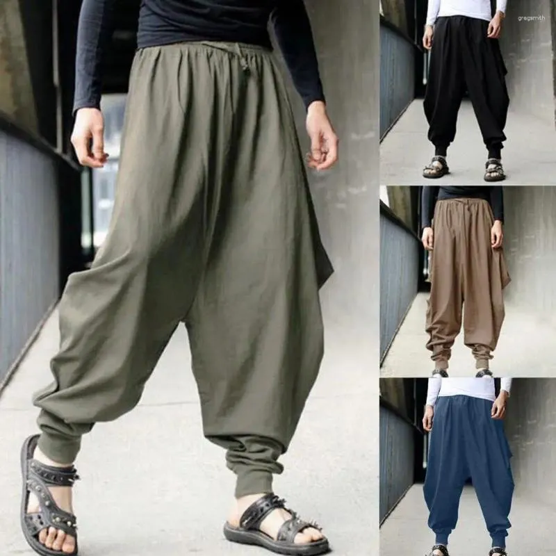 Herrenhose, Fitness, schnell trocknend, Hip-Hop-Jogginghose, verstellbare Schnürung, mittlere Taille, Sporthose, Übergröße, Anti-Pilling