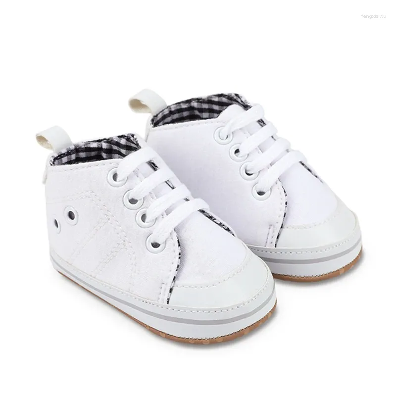 Eerste Walkers Toddler Sneakers Contrast Kleur Casual schattig Baby Flats Infant Walking Canvas Shoes For Born Girl Boys Daily/Sports