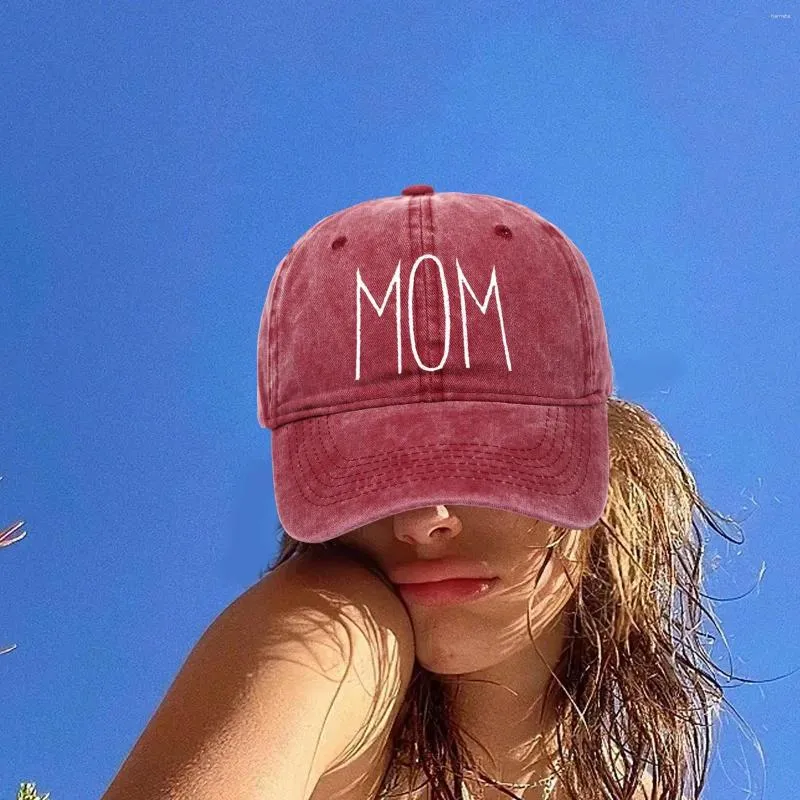 Ball Caps mama haftowany kapelusz baseballowy prezent na dzień matki na imprezy kempingowe przy basenie