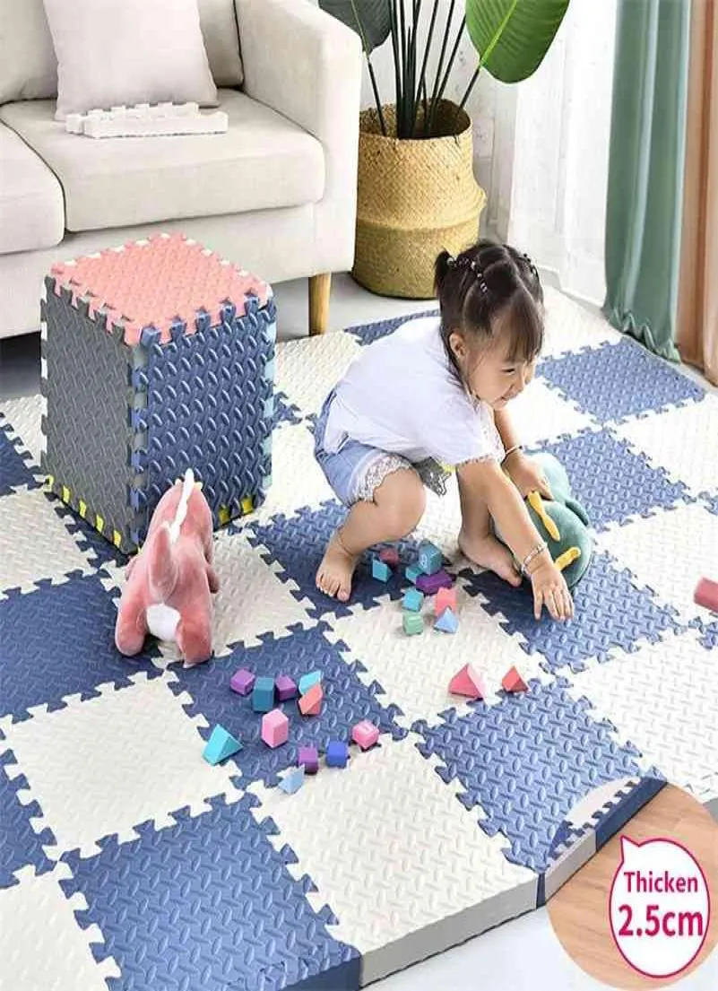 Baby Foam Clawling Mats 25cm Eva Puzzle Toys For Children Barn Soft Floor Play Mat Interlocking Tile Tiles Gym Game Carpet 214628833