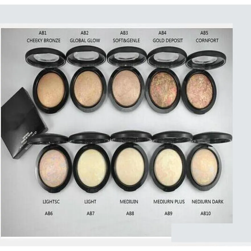 Face Powder High Quality Makeup Mineralize Skinfinish Poudre De Finition 10G 10 Different Color5Pcslot4258920 Drop Delivery Health Be Dhtro