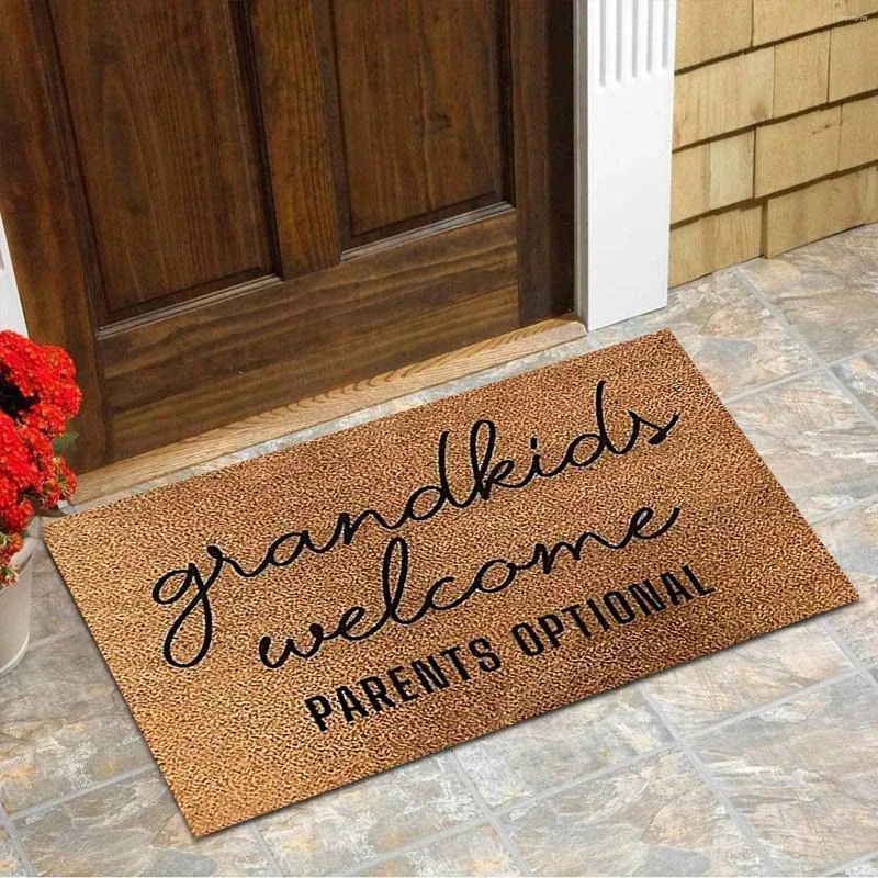 Carpets Funny Welcome Mats For Front Door Camper Life Doormat Kitchen Balcony Non-Slip Hello Mat Home Decoration 2024