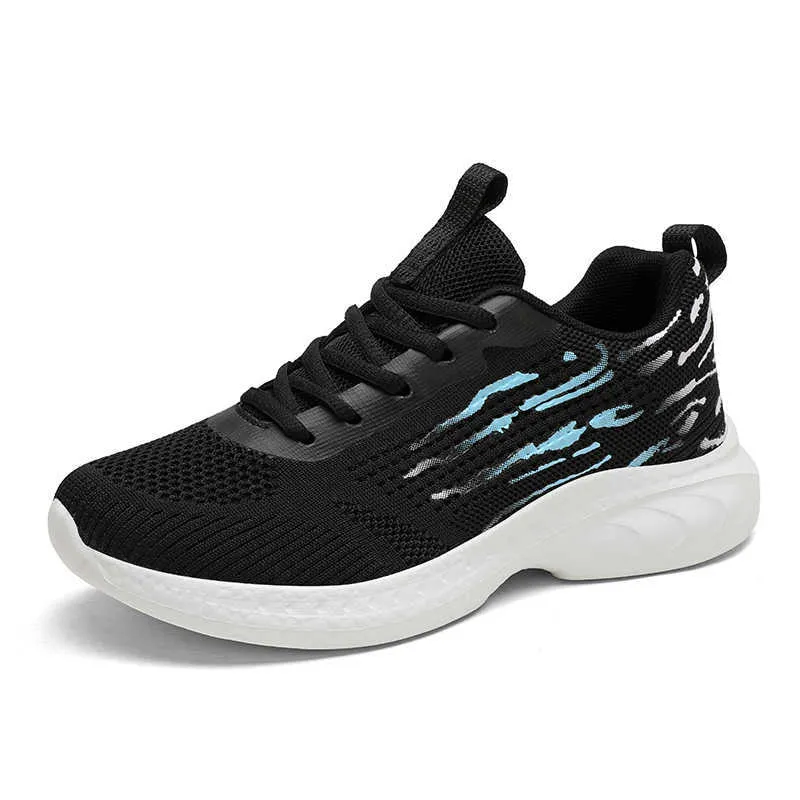 Tjänster HBP icke-märkessko design anpassade damer casual sneakers mesh andningsbara superlätt tomma löpande sportskor för w