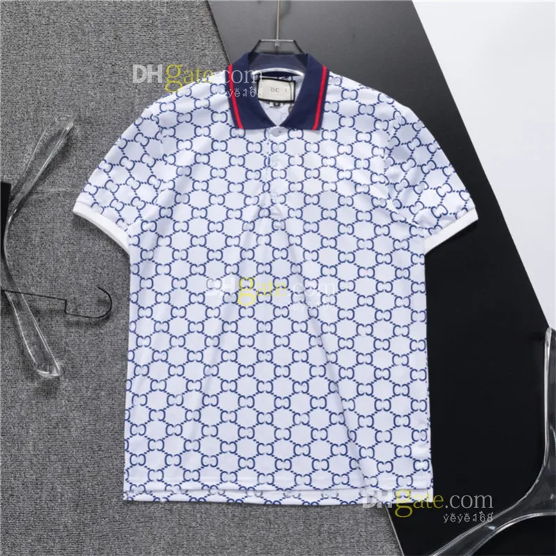 Camisa polo masculina casual estilista roupas de manga curta moda polos para homem verão t camisa tamanho asiático M-XXXL