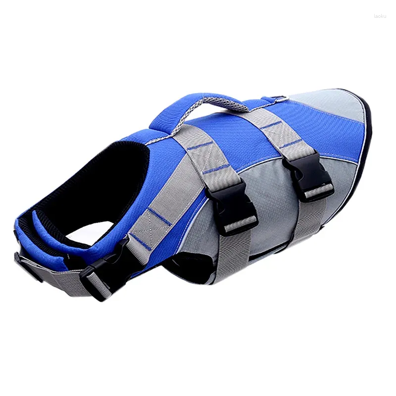 Gilet de sauvetage réfléchissant pour chiens, flottabilité améliorée, poignée de sauvetage réglable, gilet pour animaux de compagnie, natation d'été