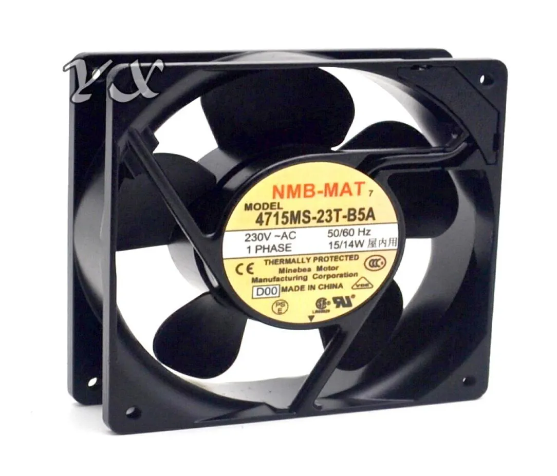 NY ORIGINAL NMB 4715MS23TB5A 12CM 120MM 12038 230V AC CASE INDUSTRIAL COOLING FANS6990583
