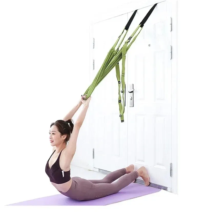 Yoga Swing Balançoire Noire Porte Pour Pilates Et Sport - Installation Facile