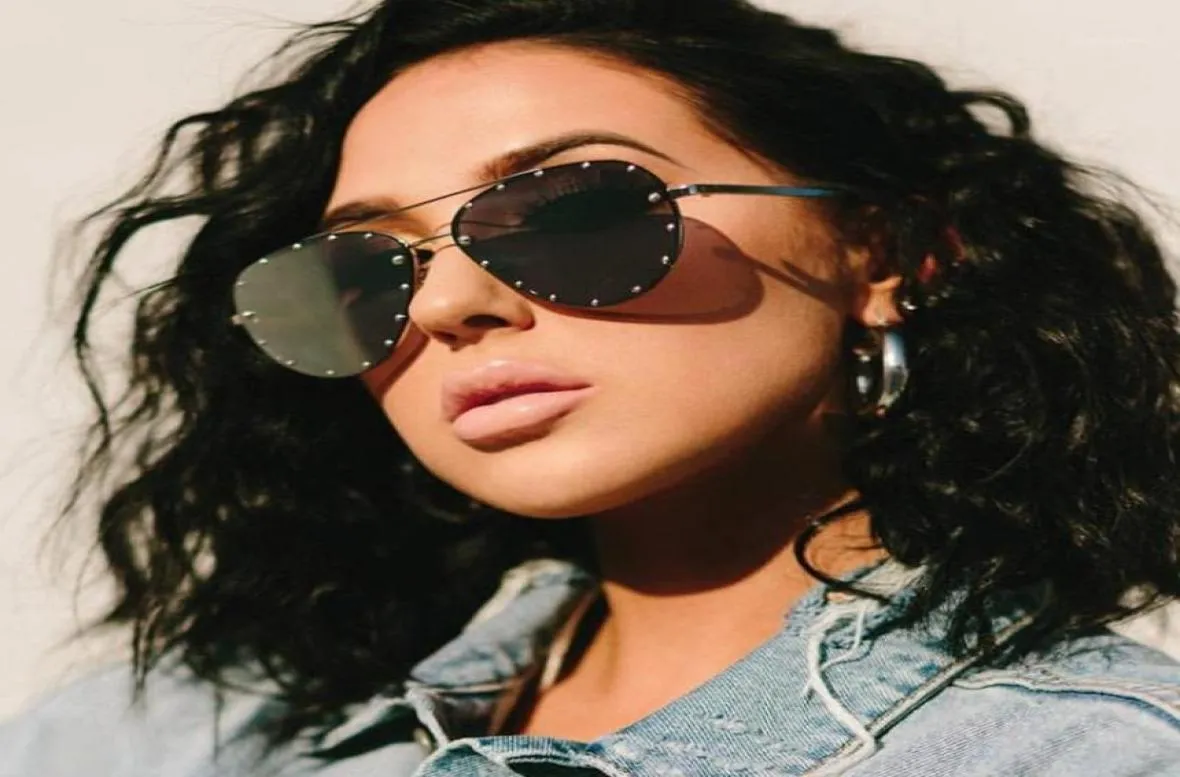 Sunglasses Luxury Rimless Oversized Woman Vintage Glasses Shades For Women Pilot Sun Men Okulary Zonnebril Heren UV40014082898