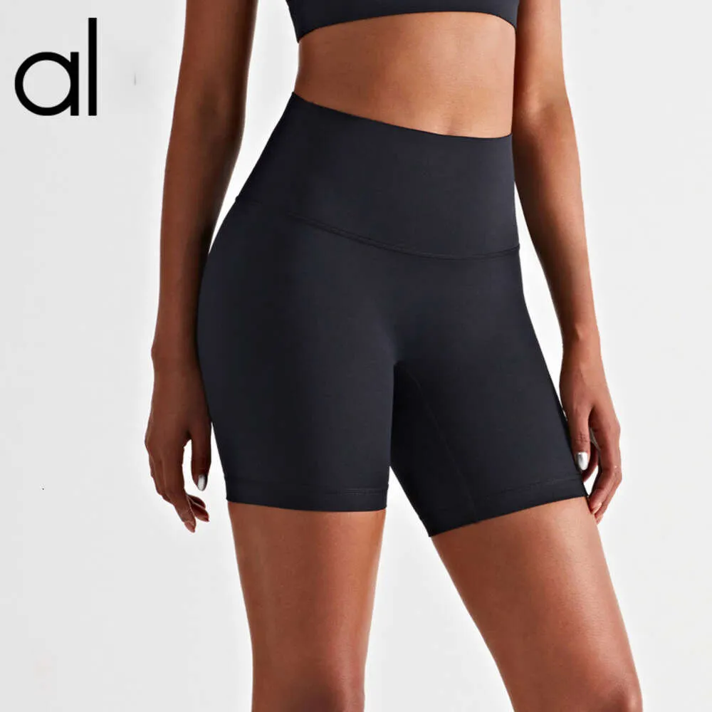 2024Aloyoga kvinnor nya shorts naken No T Yoga Pants Women's High midje Fitness Shorts Honey Peach Hip Tight Sports Trips Wholesale Price Brand Movement Shorts Shorts