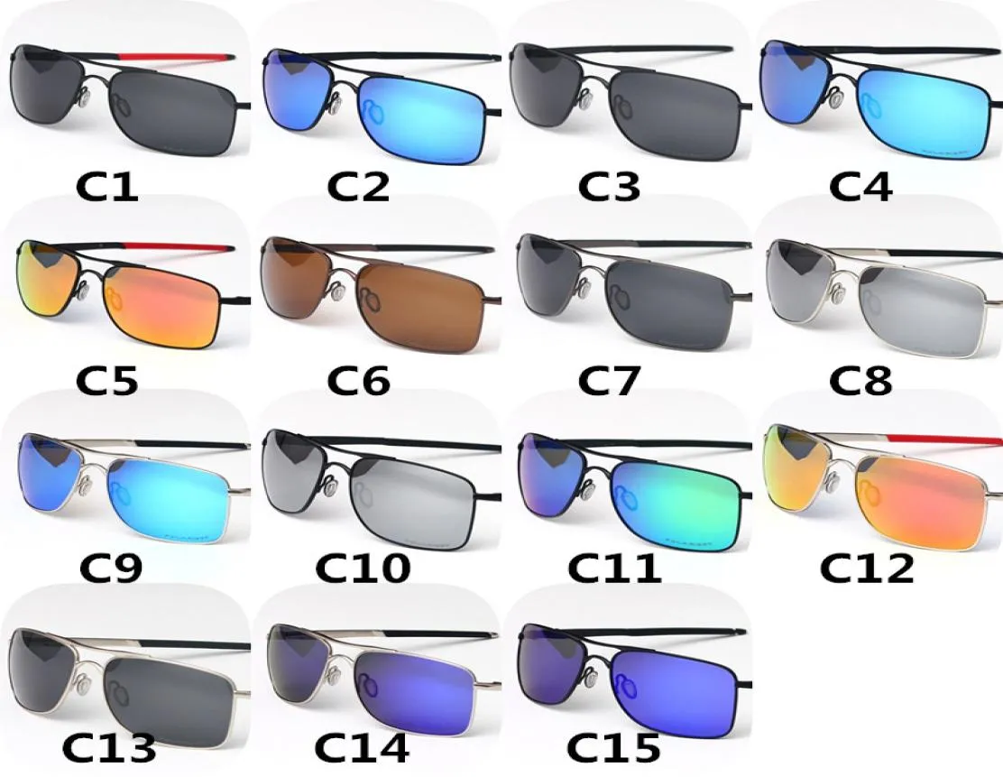 Lunettes de soleil de marque à monture métallique de haute qualité Protection UV400 Lunettes de soleil polarisées Sports Cyclisme Lunettes Lunettes 15 Color4178588