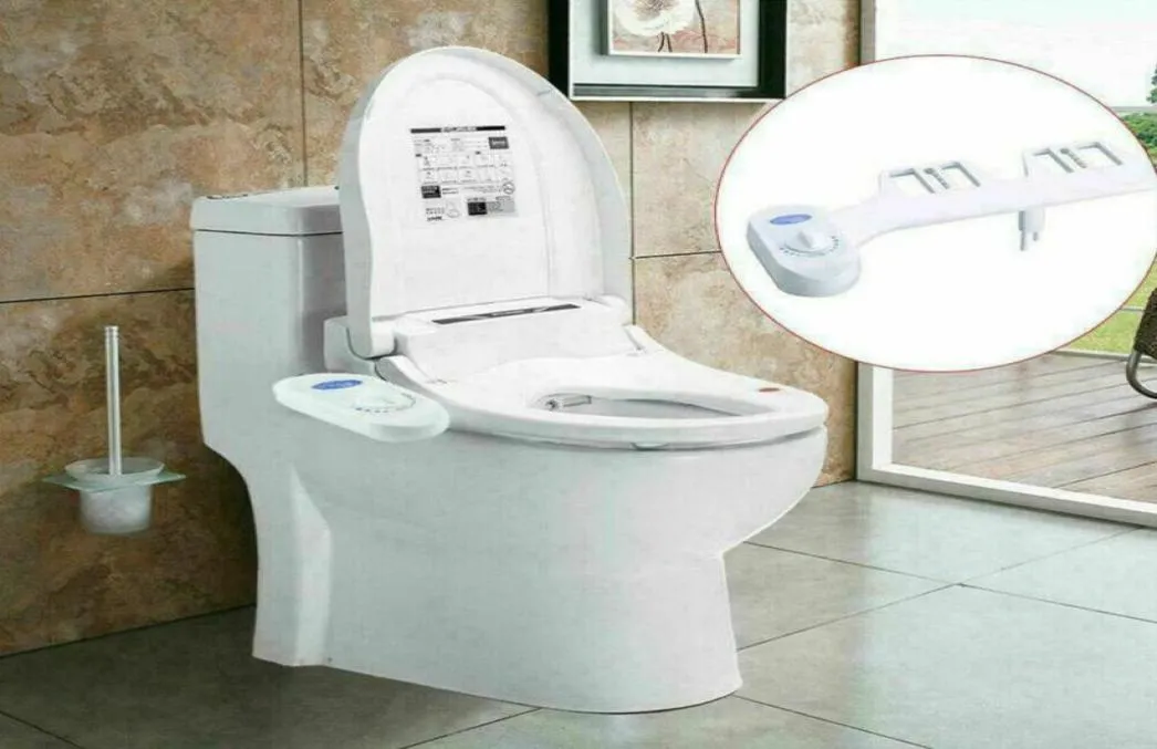 Niet-elektrische badkamer zoetwaterbidet Zoetwatersproeier Mechanisch bidet Toiletbrilbevestiging Moslim Shattaf Wassen280V9360624