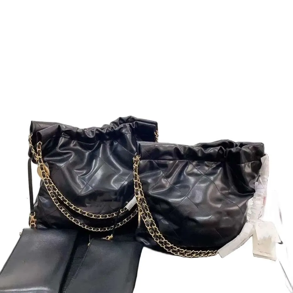 브랜드 디자이너 가방 어깨 가방 크로스 바디 토트 램 스킨 디자이너 오픈 체인 드로우 스트링 핸드백 소프트 가죽 지갑 클러치 슬리버 골드 가방 코인 3 크기