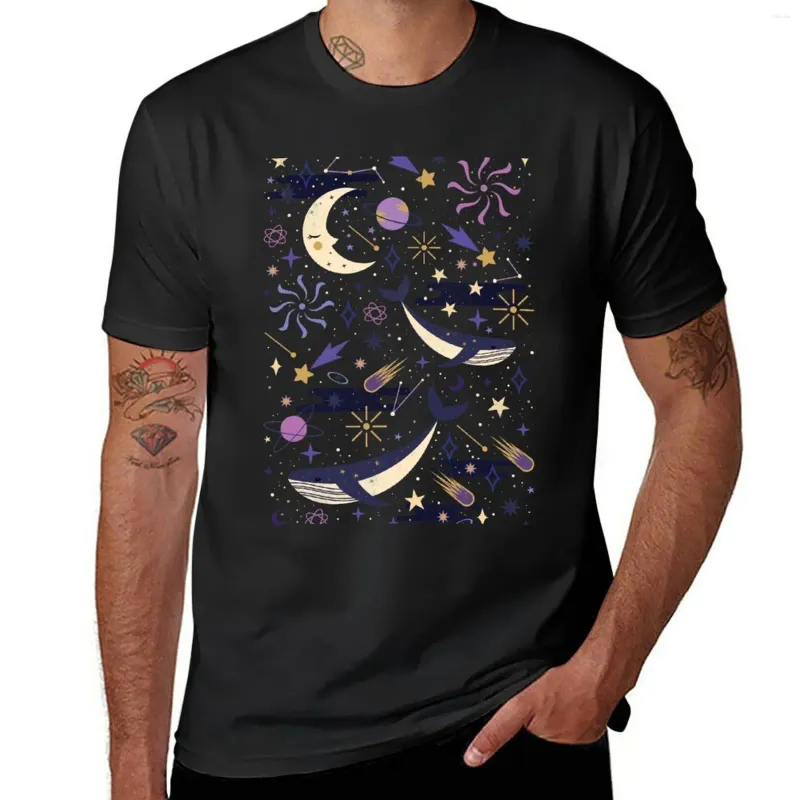 Herrtankstoppar Sea Space T-shirt kawaii kläder söta herrkläder