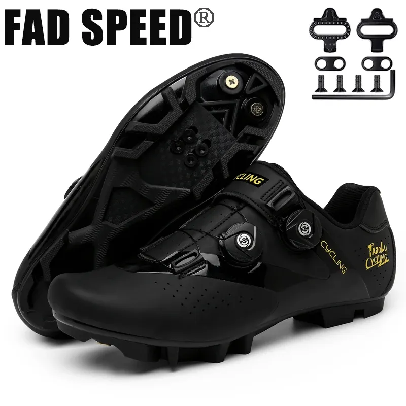 Stövlar Cleat Flat Road Bike Shoe Dirt Män Kvinnor Speed ​​Cycling Trainer Fiess Spinning Cyklist Sneaker Men Sport Spd Triathlon Footwear