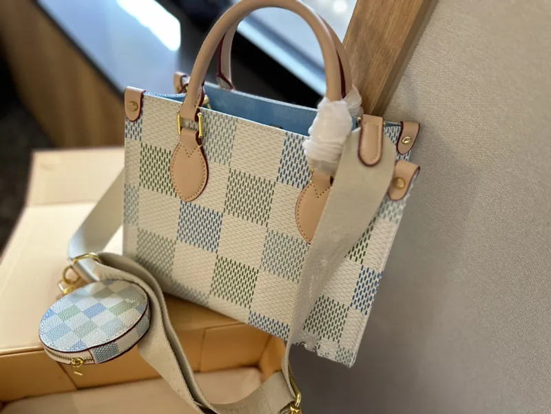 Borsa a tracolla di design di alta qualità, borsa a mano, borsa a catena in denim da donna, confezione regalo