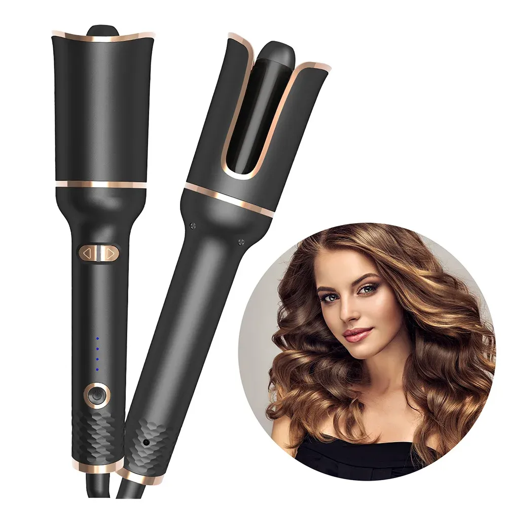 Irons 5colors Girl Gift Torch Auto Rotating Ceramic Hair Curler Automatic Iron Styling Tool Curling Wand Air Spin Curler Hair Waver