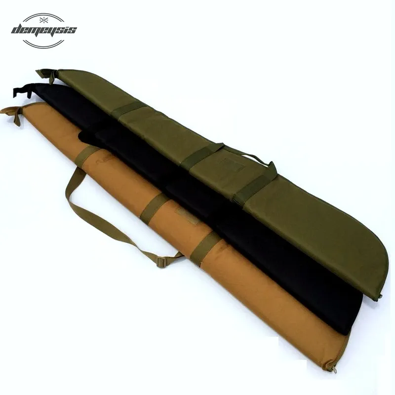 Packs Tactical Hunting Shotgun Bags Padded Protection Gun Case Protable Carry Heavy Duty Rifle Case 126cm