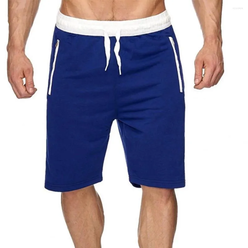 Men's Shorts Summer Casual Sports Pockets Gym Training Fitness Short Pants Middle Waist Beach For Man