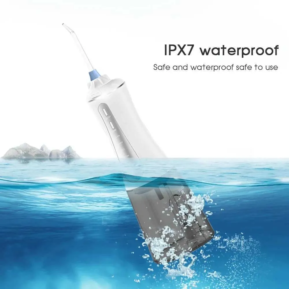 Irrigadores Bucales Carga USB Modos 350 Ml Tanque De Agua Pulso