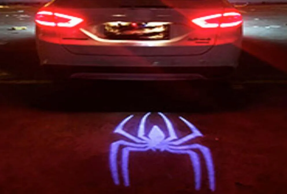 Carro projetor laser aviso sinal de volta placa de licença freio traseiro nevoeiro anticolisão luzes led decoração lampe tiallight accessoires5686304