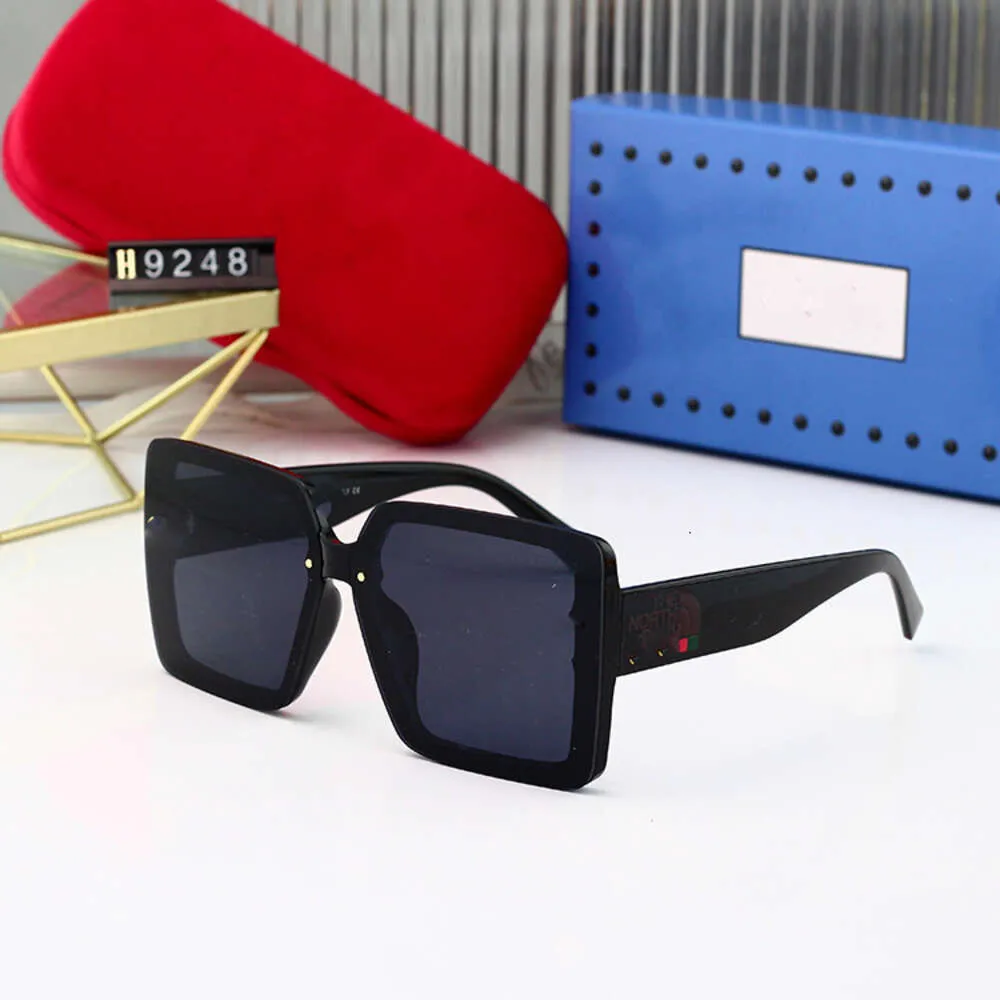 Gafas de sol Cucci de diseñador para mujer, gafas de sol con montura grande, gafas de sol de moda, gafas de sol de alta calidad rectas con caja