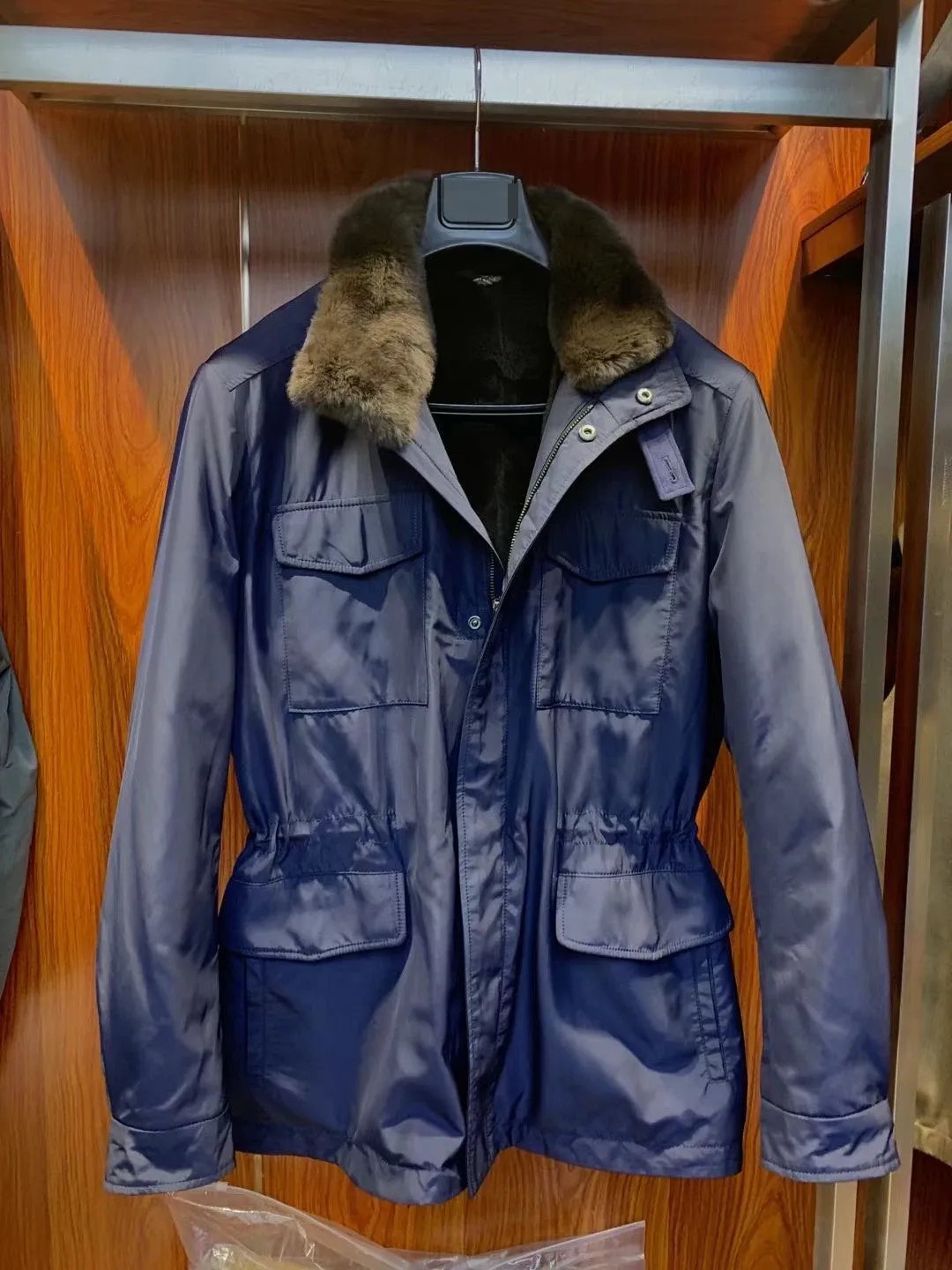 정장 억만 장자 Oechsli 재킷 두꺼운 겨울 맞춤형 고품질 비버 헤어 새로운 패션 남자 코트 유럽 크기 4660