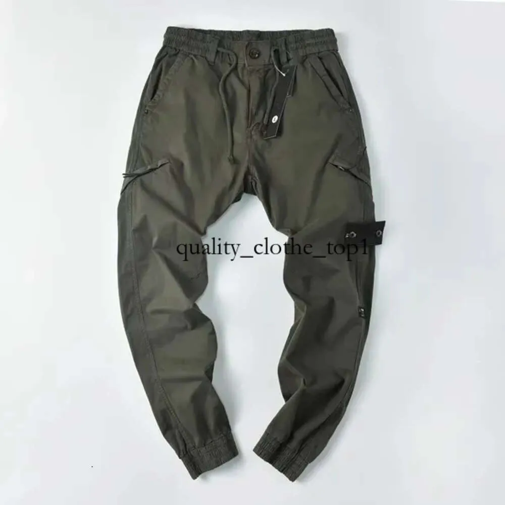 Designer Uomo Stones Island Pantaloni cargo Papà Leggings Lavoro Taglia larga Gamba larga Harlan Casual Ravanello Autunno Inverno Pantaloni sportivi multitasche Sottili riflettenti 911