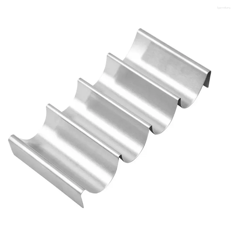 Dinnerware Sets Crepe Stand Stainless Burritos Corn Tortillas Taco Holder Metal Pancake Store Supplies Holders Kitchen