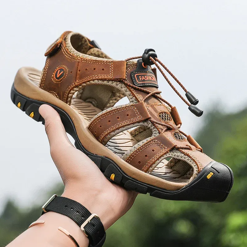 Boots Outdoor Sandals Summer Nonslip Walking Hiking Trekking Shoes Men Breathable Beach Wading Shoes Casual Sneakers Size 3848