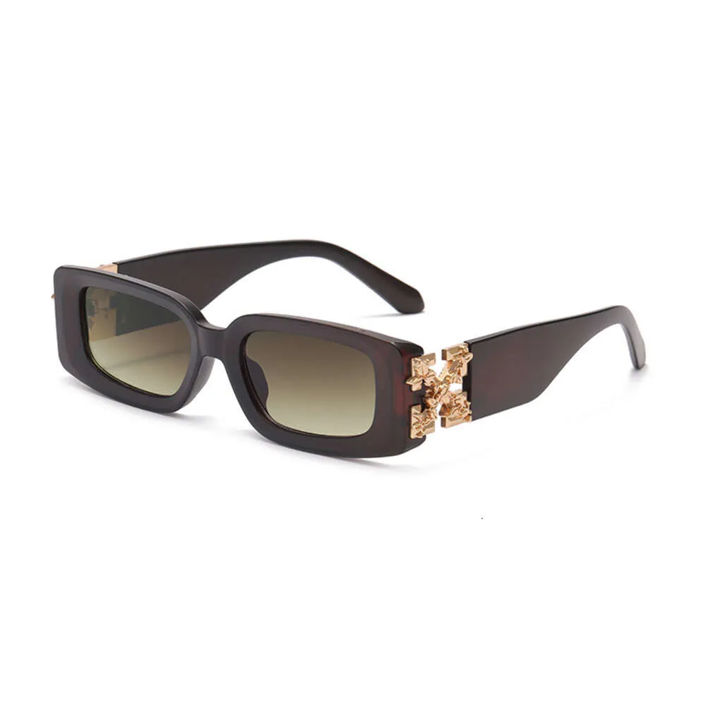 Designer Cucci Solglasögon för kvinna 3316 Box Konkava solglasögon Hip Hop Personlig modetrendmetalltillbehör Solglasögon med låda