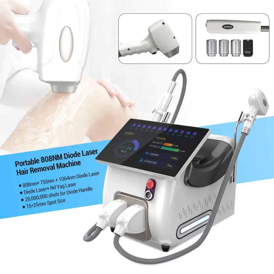 808nm laser hair removal device machine ipl light skin treatment pico yag lasers remove back hair Professional machine