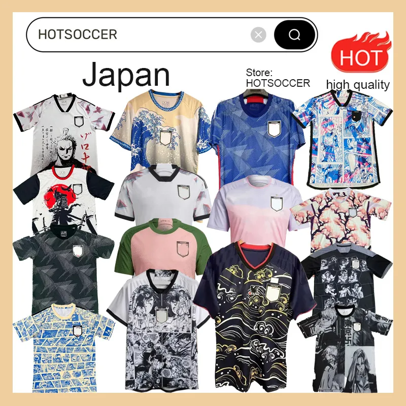 2024 JapAn Soccer Jerseys Cartoon Player version ISAGI ATOM TSUBASA MINAMINO HINATA DOAN KUBO ITO MITOMA 23/24 Uniforme japonais Maillot de football hotsoccer