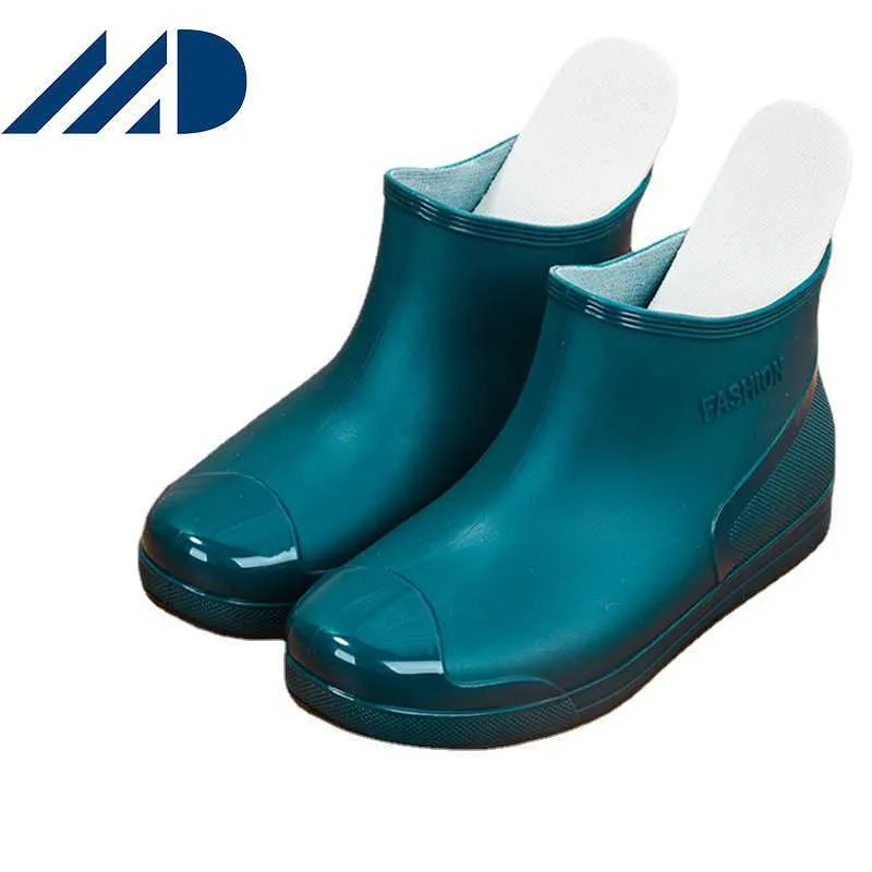 HBP Non-Marque Gros PVC Semelle À La Mode Confortable Résistant À L'usure Antidérapant Bottes De Pluie