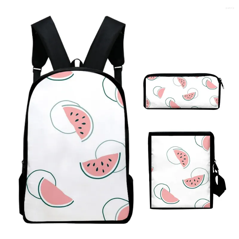 Рюкзак Harajuku Fruit 3D Print 3PCS/SET STUCK SCOUL SCHOOL BAGS НАДЕЛА