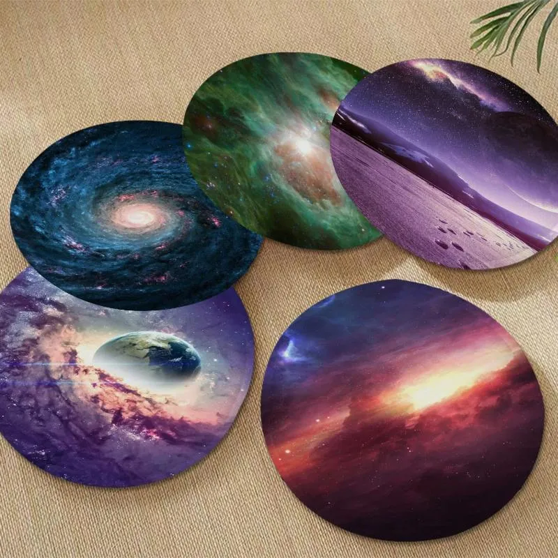 Travesseiro Universe Galaxy Art Chair Mat Soft Pad Assento para jantar Pátio Home Office Interior Outdoor Garden S Decor