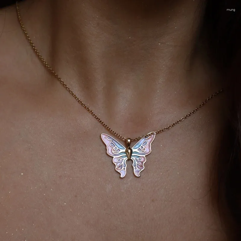 Pendentif Colliers Papillon Fairytopia Collier Dreamy Bijoux Cadeaux pour femmes adolescentes maman anniversaire Saint Valentin