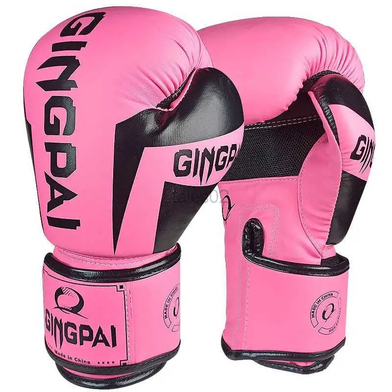 Équipement de protection Gants de boxe professionnels pour enfants 6 oz Gants de combat Muay Thai gratuits pour enfants Gants de boxe pour enfants de 5 à 14 ans Garçons Filles Rouge Bleu yq240318