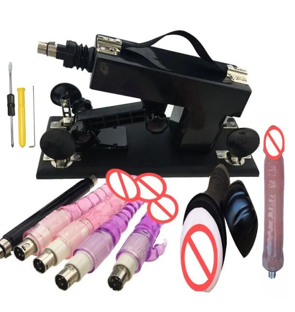 Auto Sex Machine with many Attachments Love Machine for Man And Women06cm Telescopic Length Female Vibrators5020143